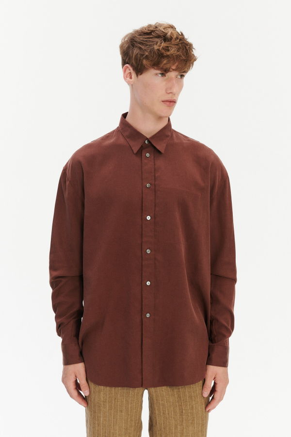 Delikatessen Oversized Shirt in a Japanese Blend of Lyocell and Cotton