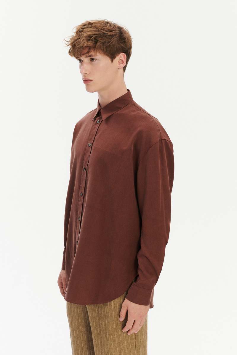 Delikatessen Oversized Shirt in a Japanese Blend of Lyocell and Cotton
