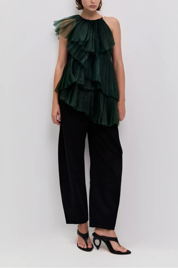 Aje Westlyn Top - Hunter Green