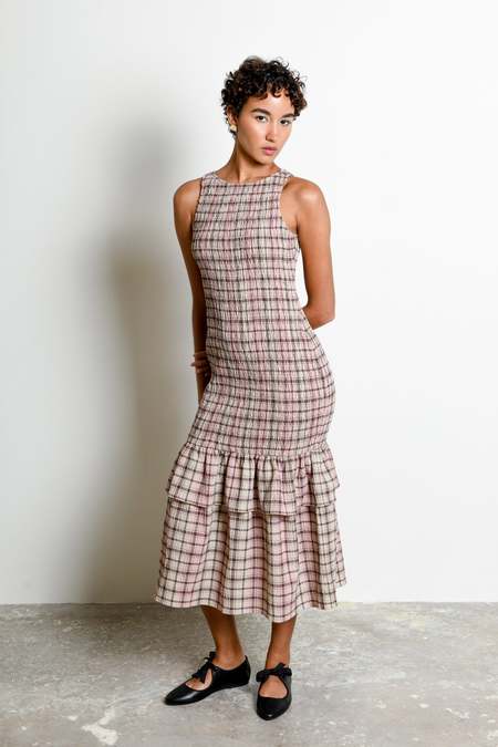 Monrow Linen Shirt Dress - Bubblegum | Garmentory Monrow Linen Shirt Dress - Bubblegum | Garmentory