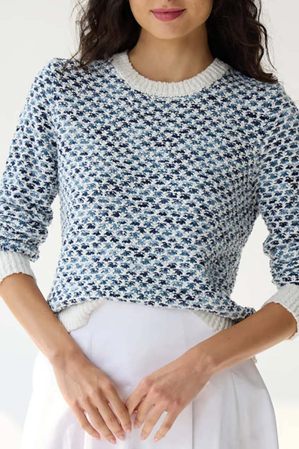 Autumn Cashmere Space Dye Stitchery Sweater Autumn Cashmere Space Dye Stitchery Sweater