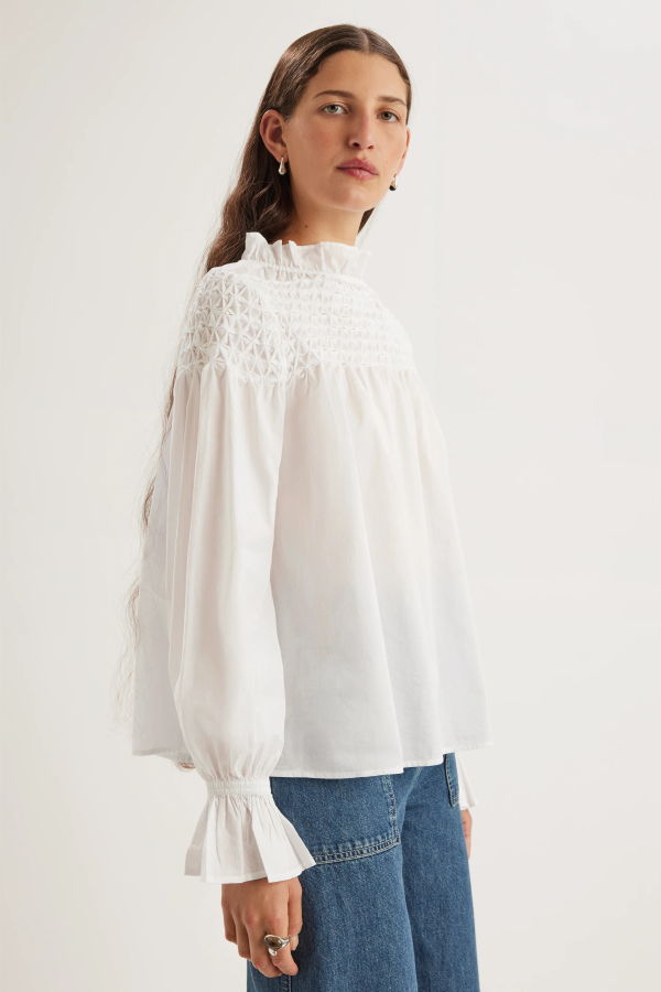 Merlette Majorelle Top - White