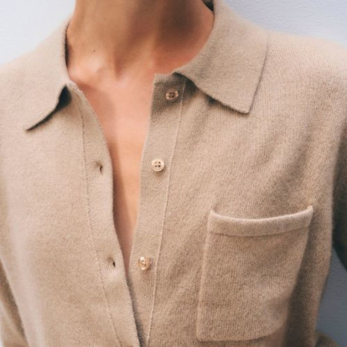 White + Warren Cashmere Button Down Sweater - Image 2 of 5