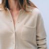 White + Warren Cashmere Button Down Sweater - Thumbnail 5