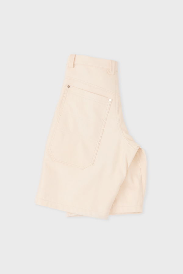 Colbo Big Pocket Leather Shorts