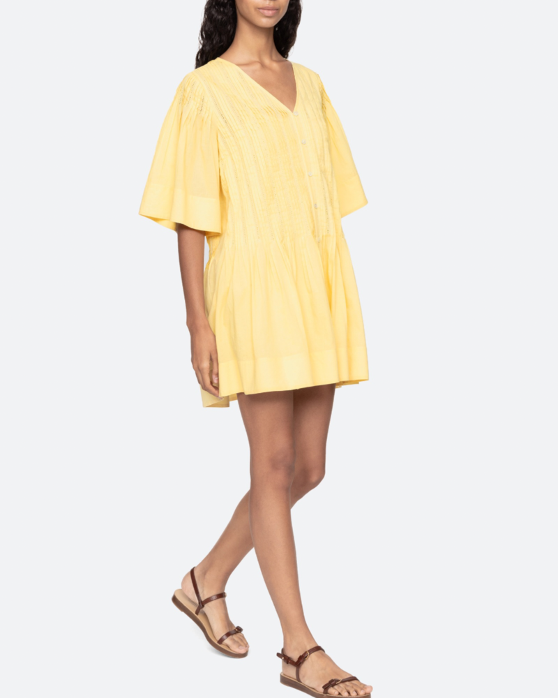 Sea NY Alberte Mini Dress - Yellow