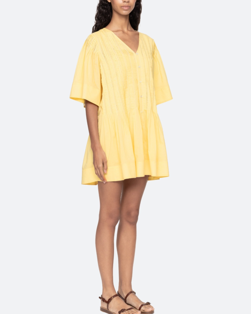 Sea NY Alberte Mini Dress - Yellow