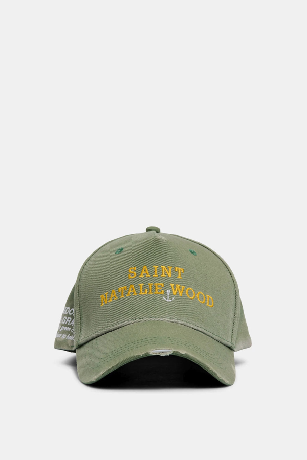 PALY HOLLYWOOD Saint Natalie Wood Paint Hat - Green