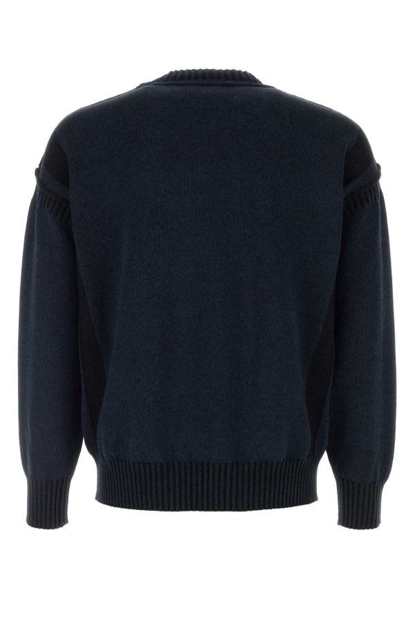 Kenzo Midnight Blue Cotton Blend Sweater - Black