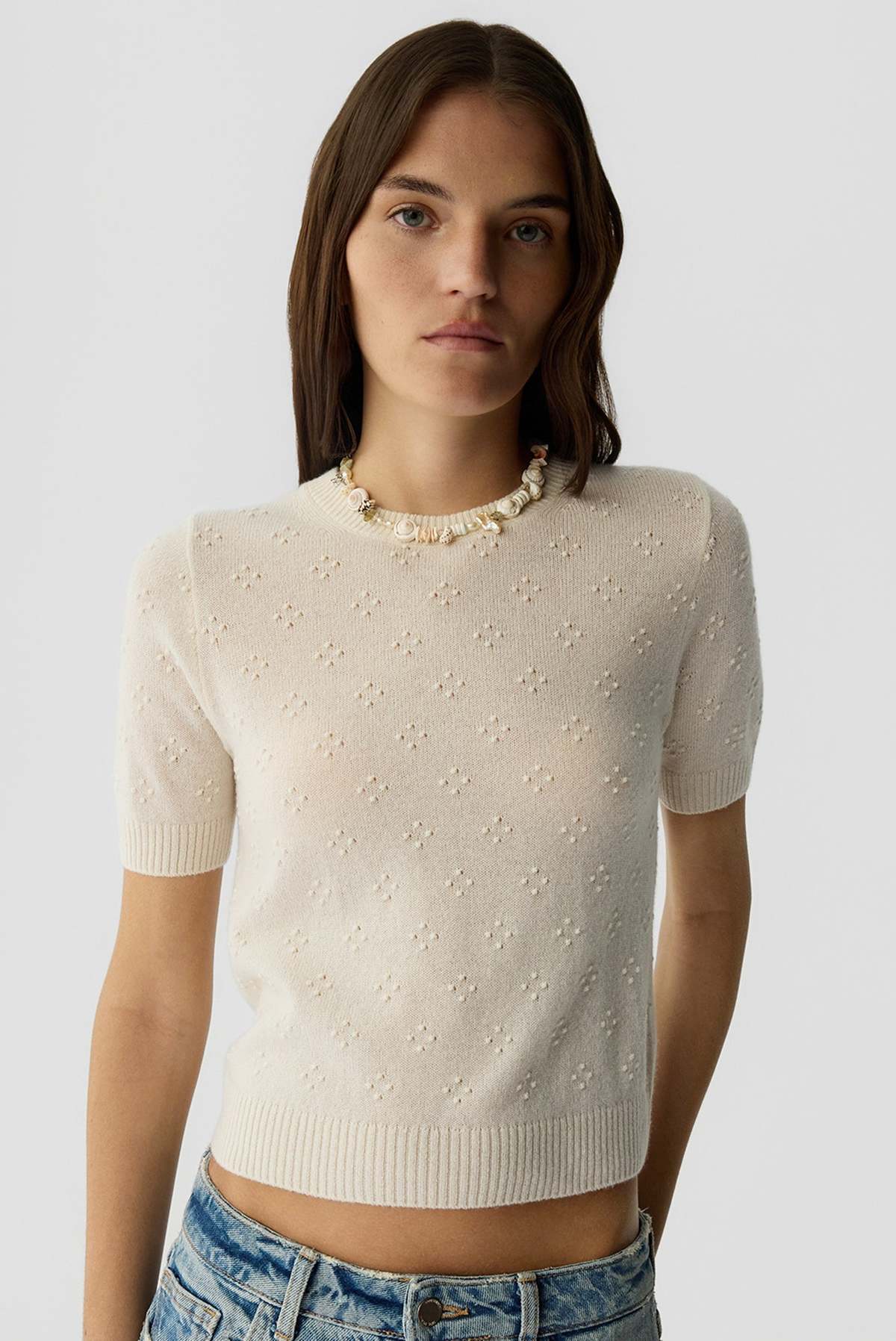 Guest in Residence Compass Sweater Tee - Image 1 of 4