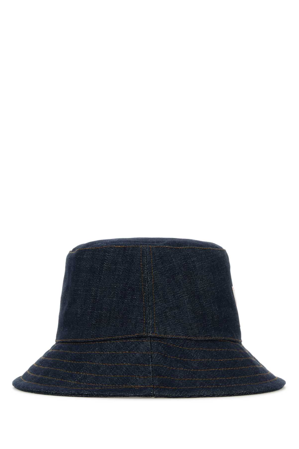 Ami Alexandre Mattiussi Denim Bucket Hat - Indigo
