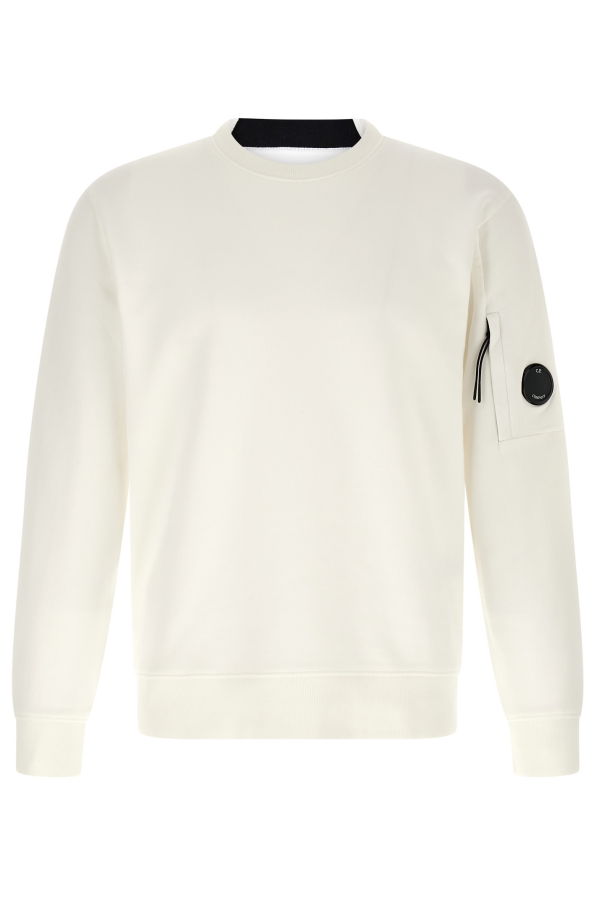 C.P. Company Diagonal Raised Sweatshirt - White