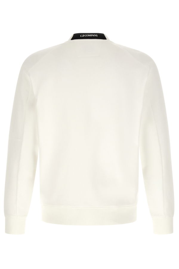 C.P. Company Diagonal Raised Sweatshirt - White