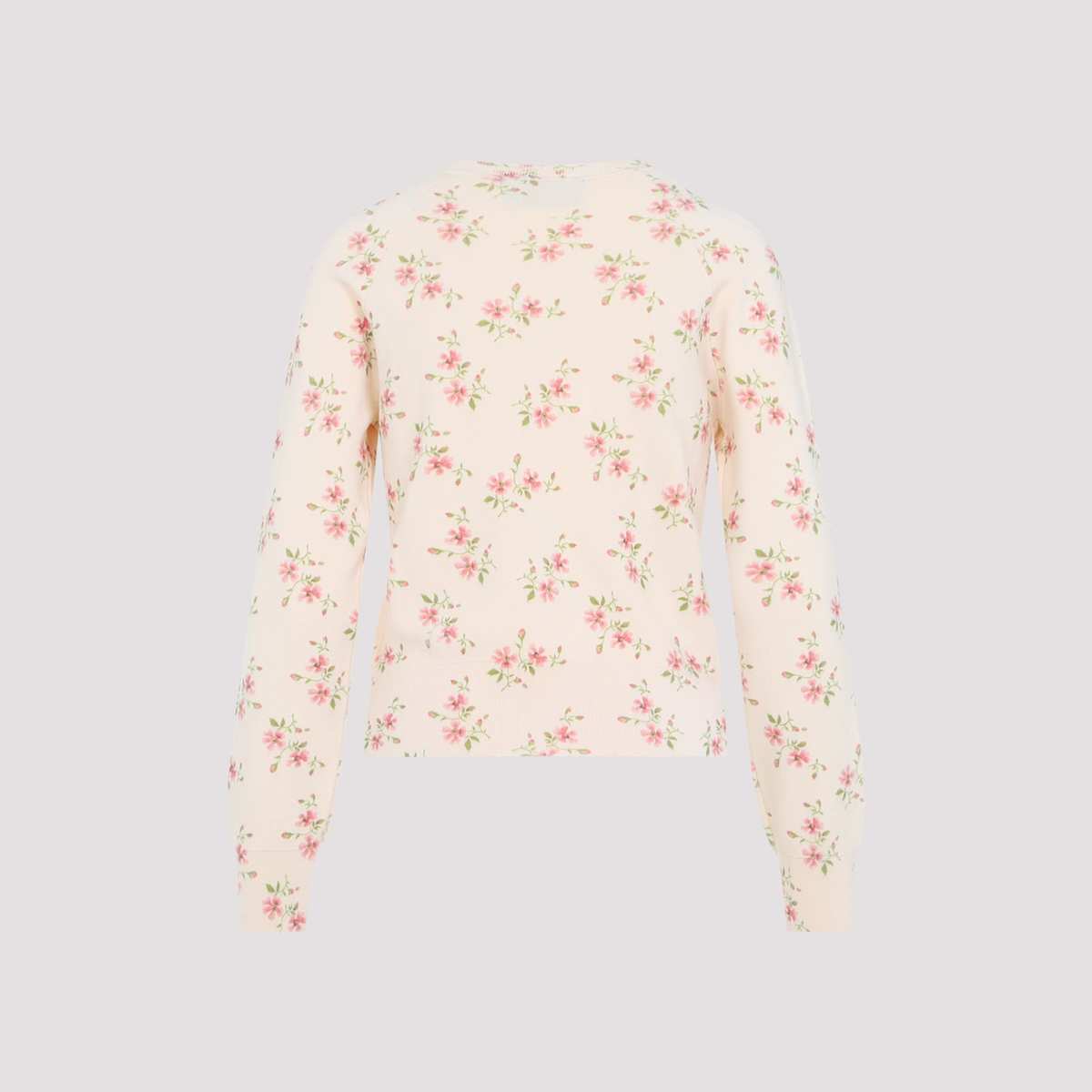 Simone Rocha Shrunken Tiny Flower Cardigan - Cream Floral - Image 4 of 5