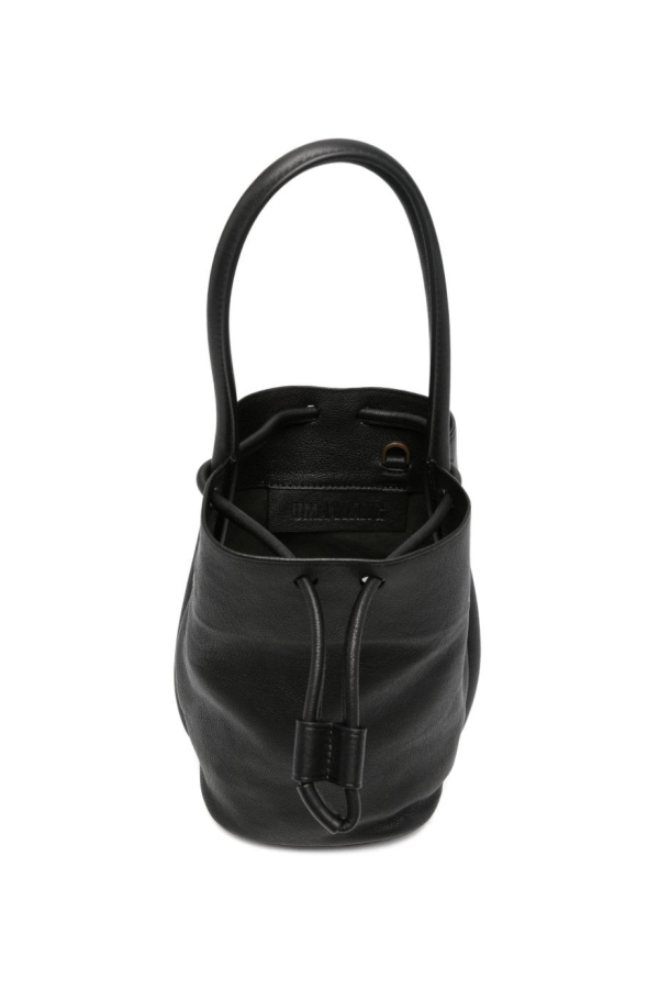 Uma Wang Small Leather Sac Bag - Black