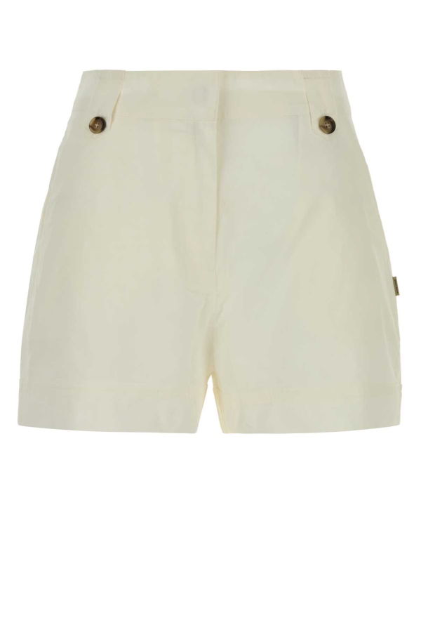 Woolrich White Poplin Shorts