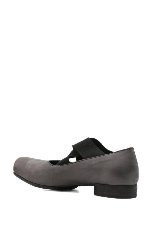 Uma Wang Leather Ballet Flats - Gray