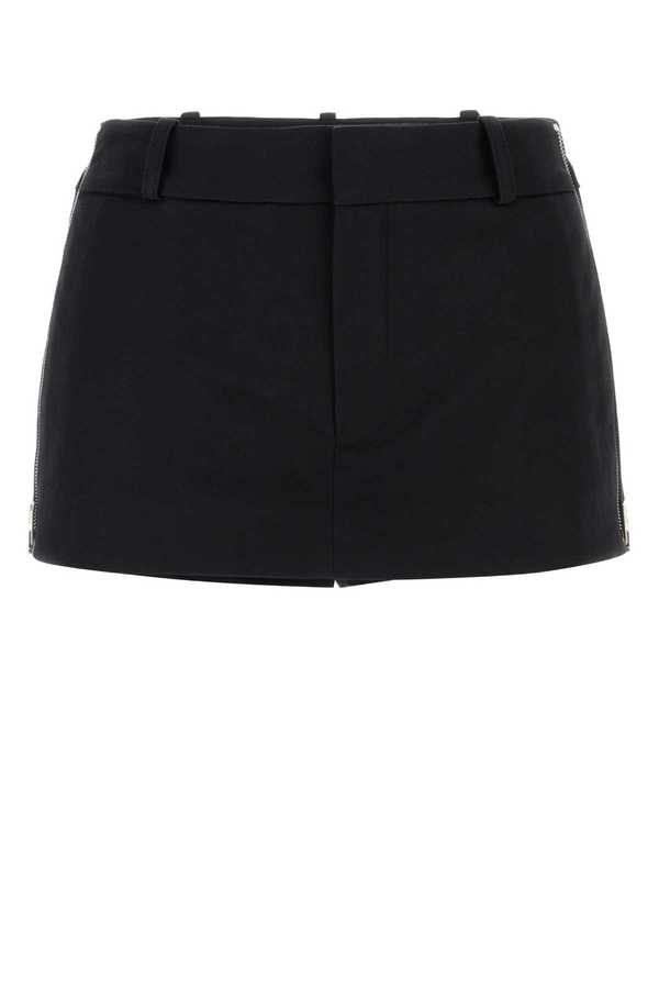 ALEXANDER WANG Cotton Pant-Skirt - Black ALEXANDER WANG Cotton Pant-Skirt - Black
