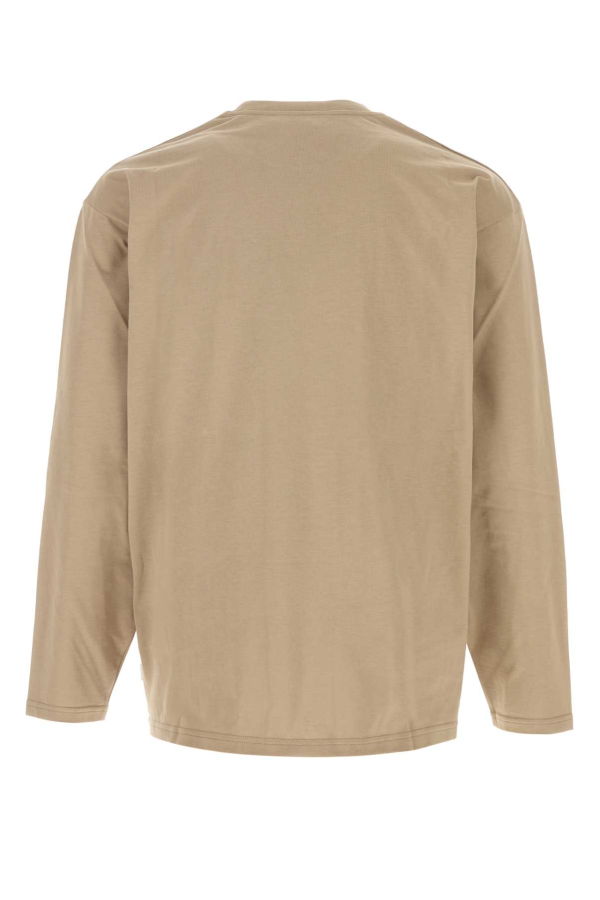 Jil Sander Camel Cotton T-Shirt - Khaki