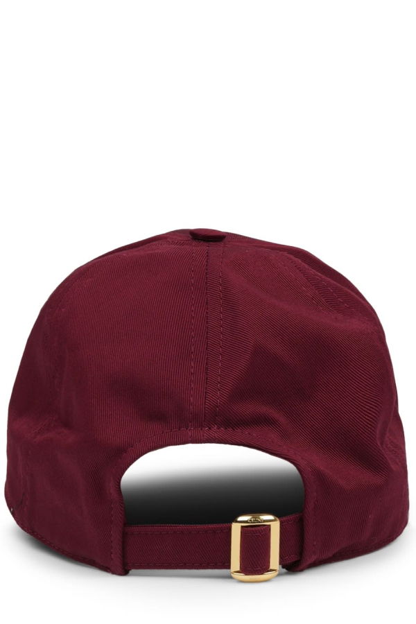 Celine Logo Baseball Cap - Red