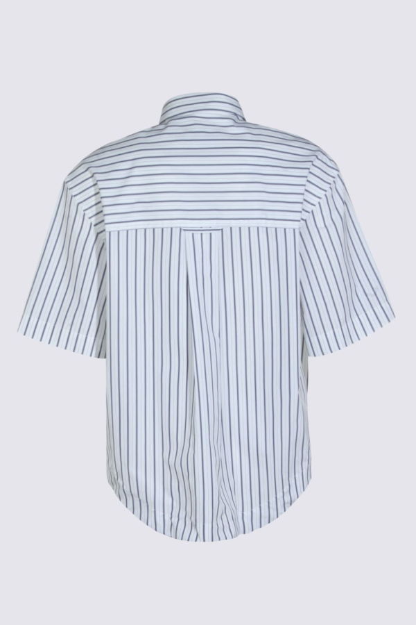Ami Alexandre Mattiussi Cotton Shirt - White-Blue