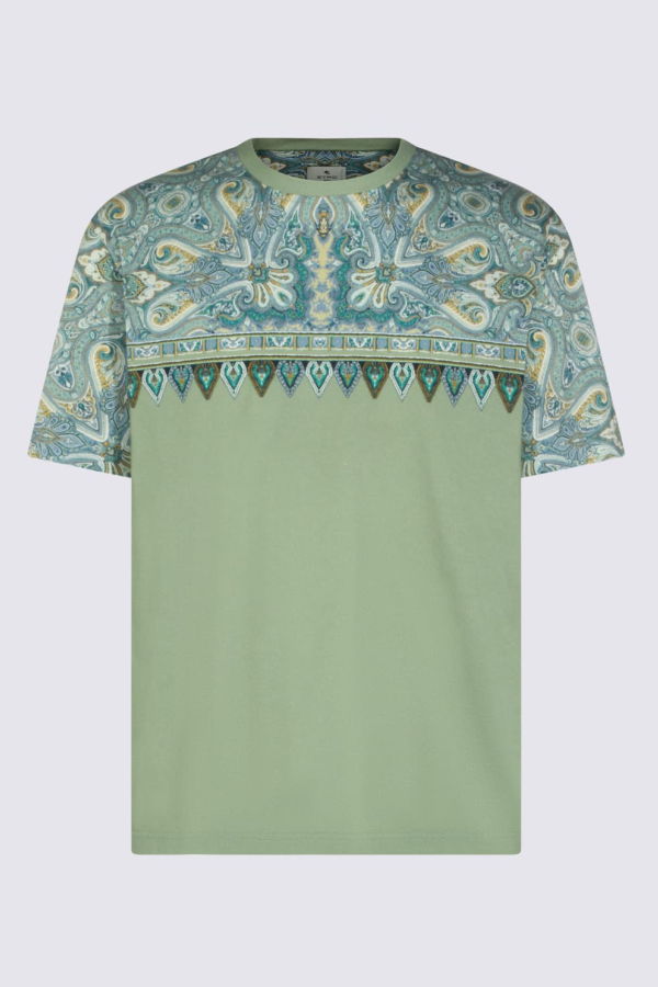 Etro Multicolor Cotton T-Shirt