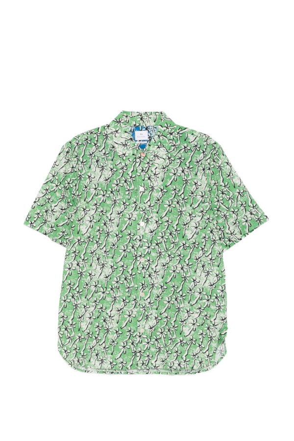 PAUL SMITH Field Floral Cotton Shirt - Green