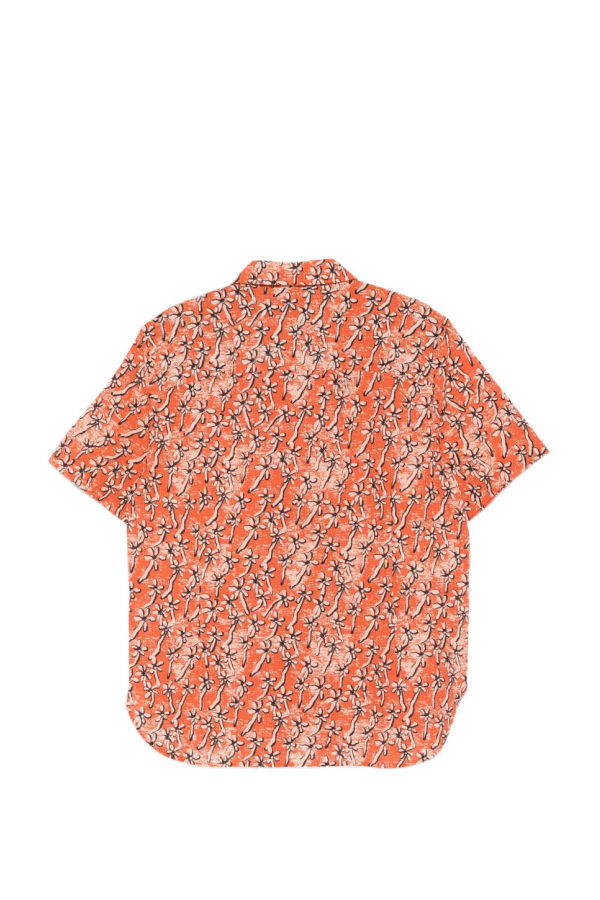PAUL SMITH Field Floral Cotton Shirt - Orange