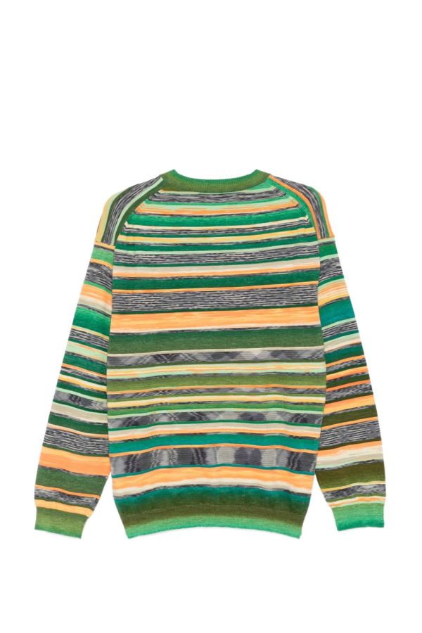 PAUL SMITH Striped Cotton Sweater - Green