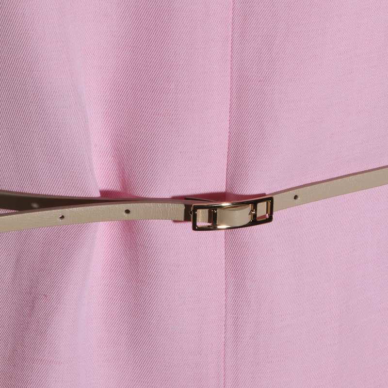 Fabiana Filippi Viscose and Linen Blend Dress - Pink