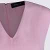 Fabiana Filippi Viscose and Linen Blend Dress - Pink - Thumbnail 4