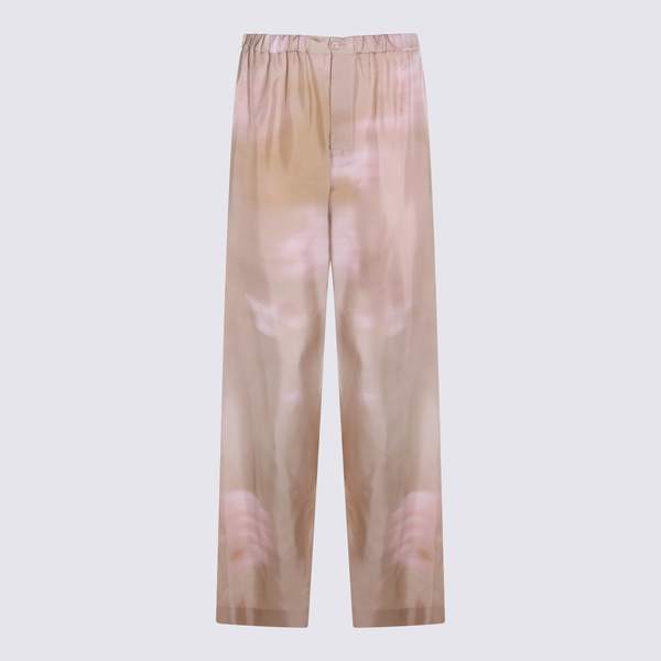 Fabiana Filippi Silk Floral Pants