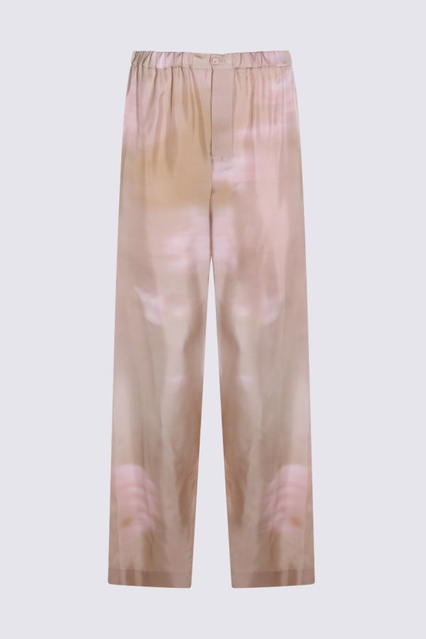 Fabiana Filippi Silk Floral Pants