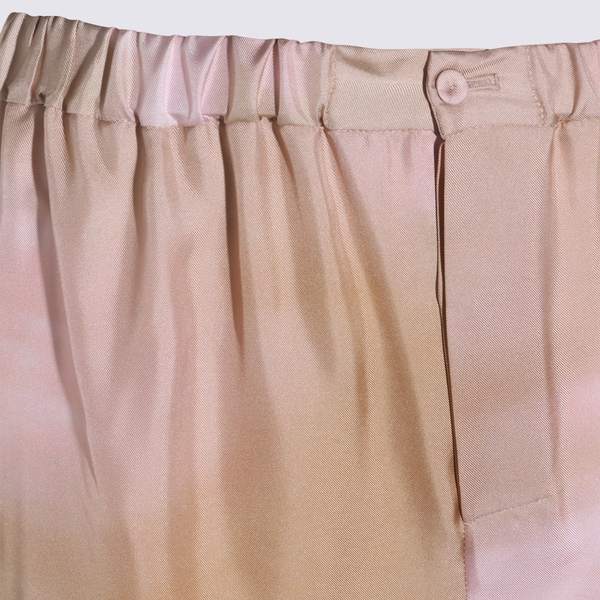 Fabiana Filippi Silk Floral Pants