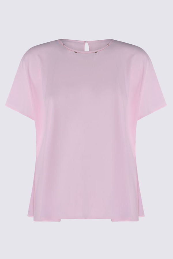 Fabiana Filippi Silk Blend Top - Pink