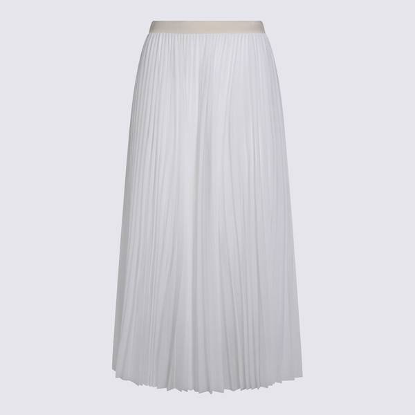 Fabiana Filippi Butter Pleated Long Skirt - Burro Fabiana Filippi Butter Pleated Long Skirt - Burro