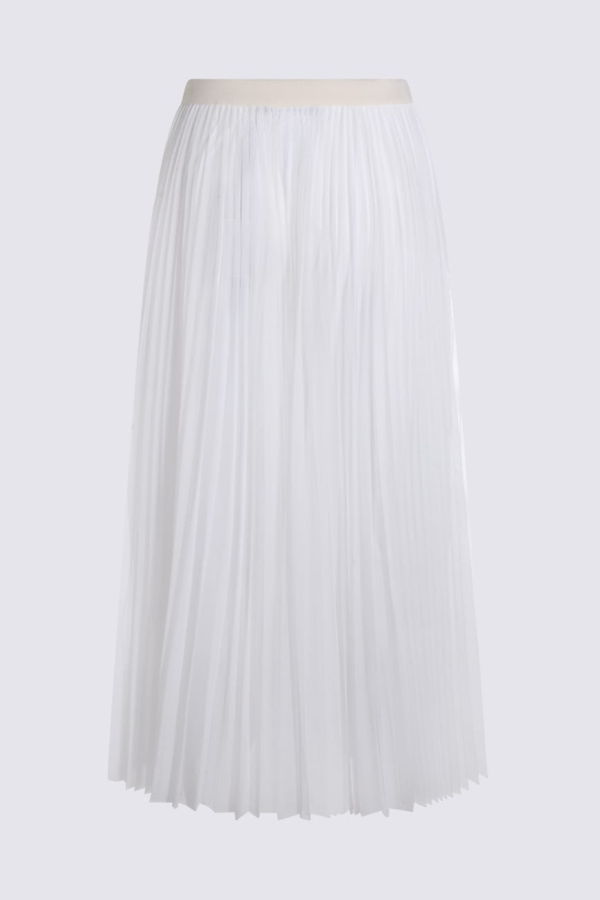 Fabiana Filippi Butter Pleated Long Skirt - Burro