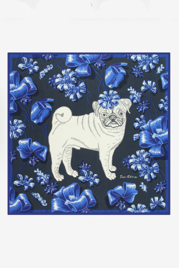 Inouitoosh Square 65 Toutou Scarf - Blue
