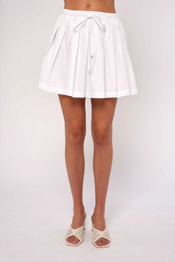 Love The Label Ansleigh Mini Skirt - White