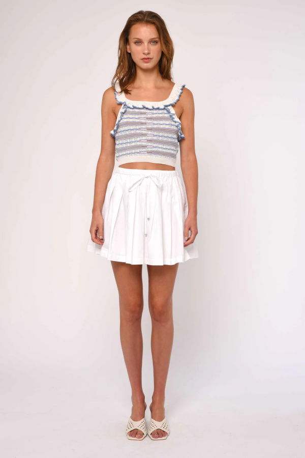 Love The Label Ansleigh Mini Skirt - White
