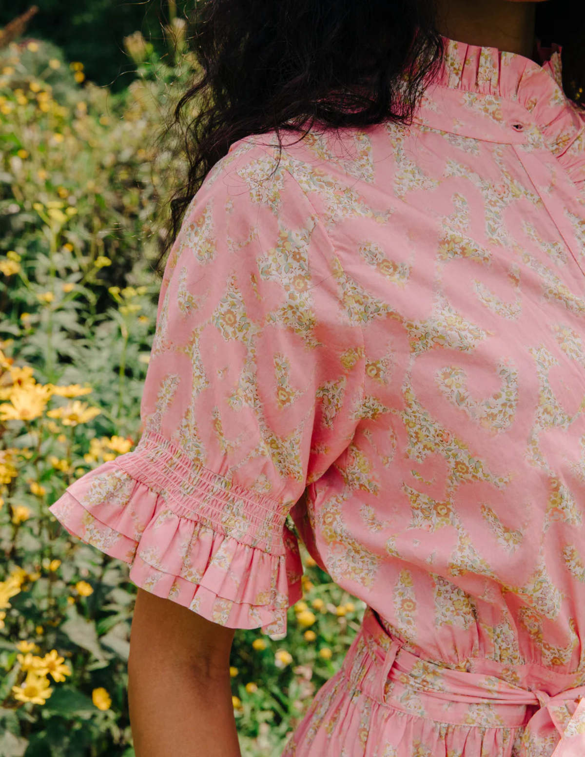 Love The Label Emma Midi Dress - Milla Floral Print - Image 6 of 6