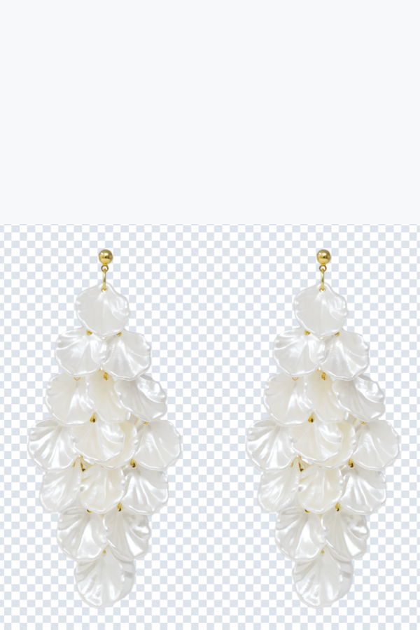 Meadowe Willa Earrings - White