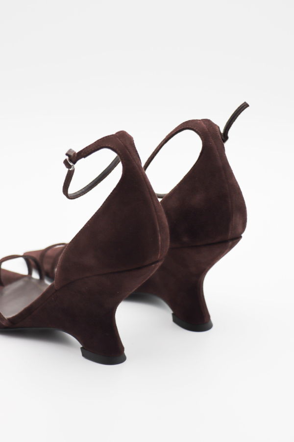 Rodebjer Samba Sandal Heel Sandals - Dark Brown