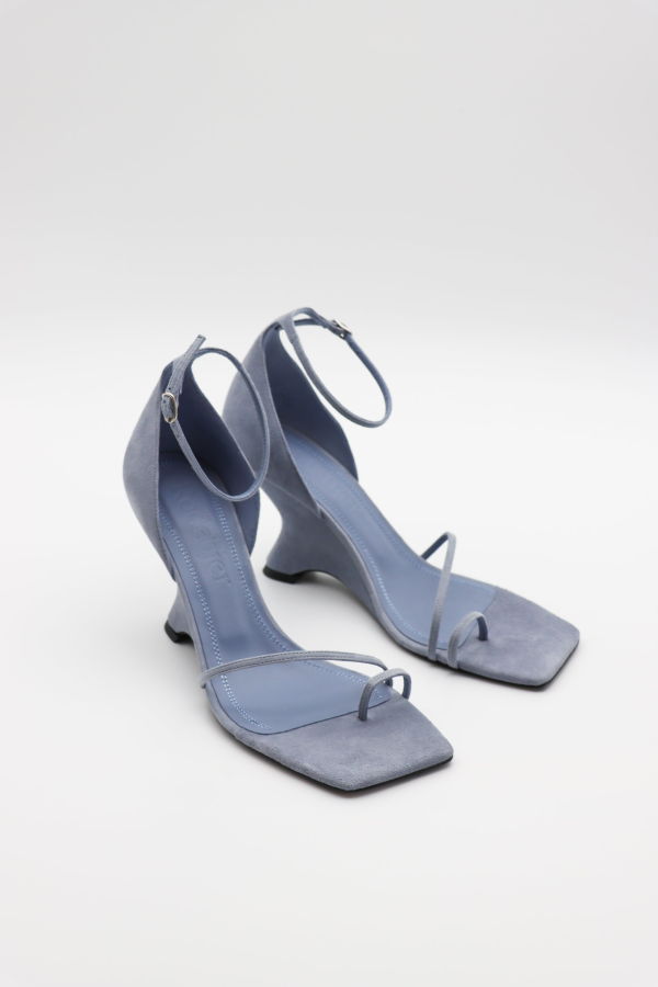 Rodebjer Samba Sandal Heel Shoes - Sky Blue