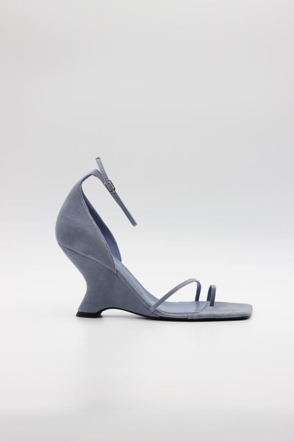 Rodebjer Samba Sandal Heel Shoes - Sky Blue