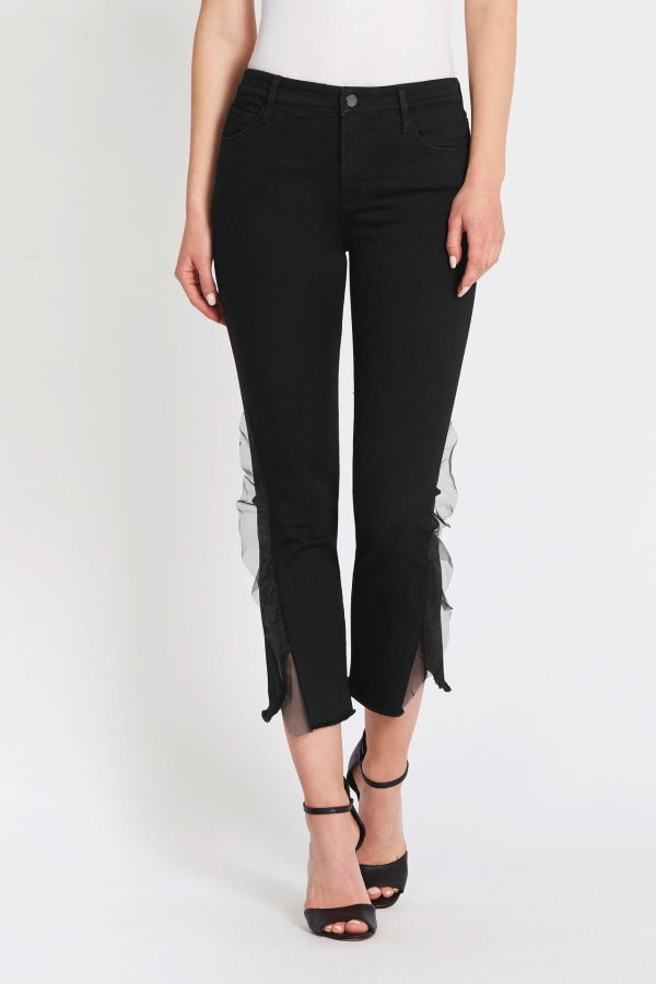 J Brand Selena Mid Rise Crop Boot