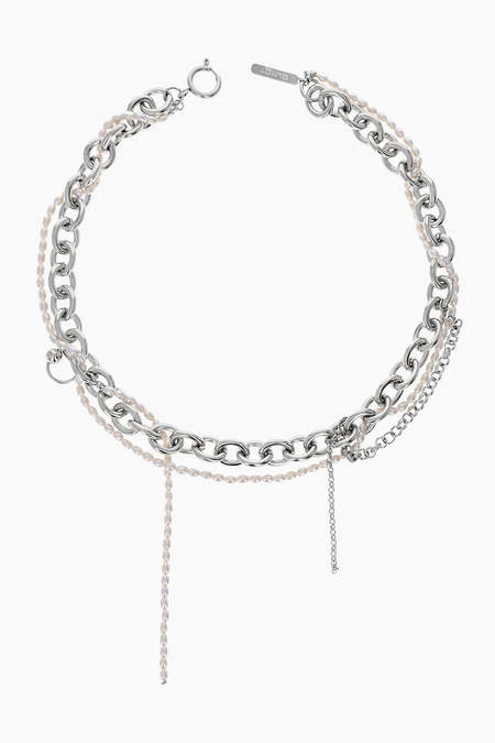Justine Clenquet Holly Necklace - Silver | Garmentory