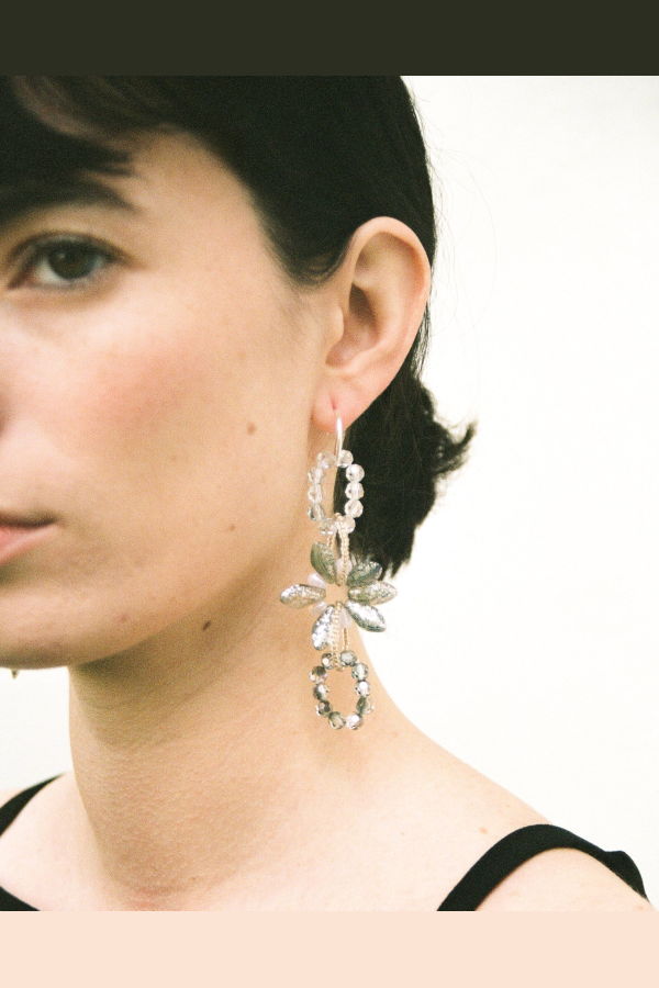 Jacob Dila Earring - Transparent