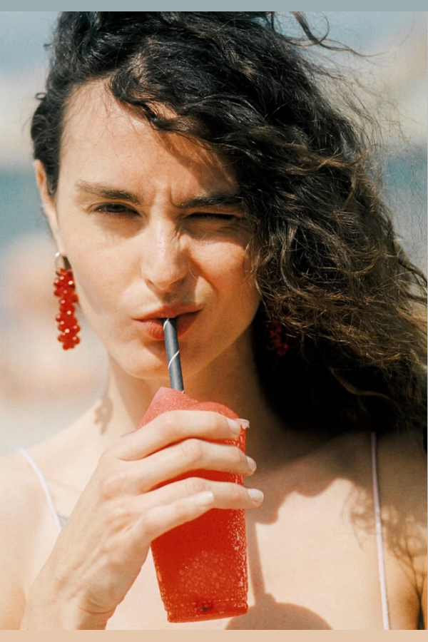 Jacob Jana Earring - Red