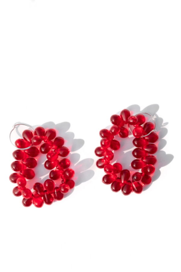 Jacob Jana Earring - Red